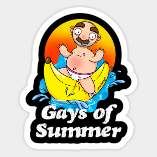 Gays of Summer Banana Sticker